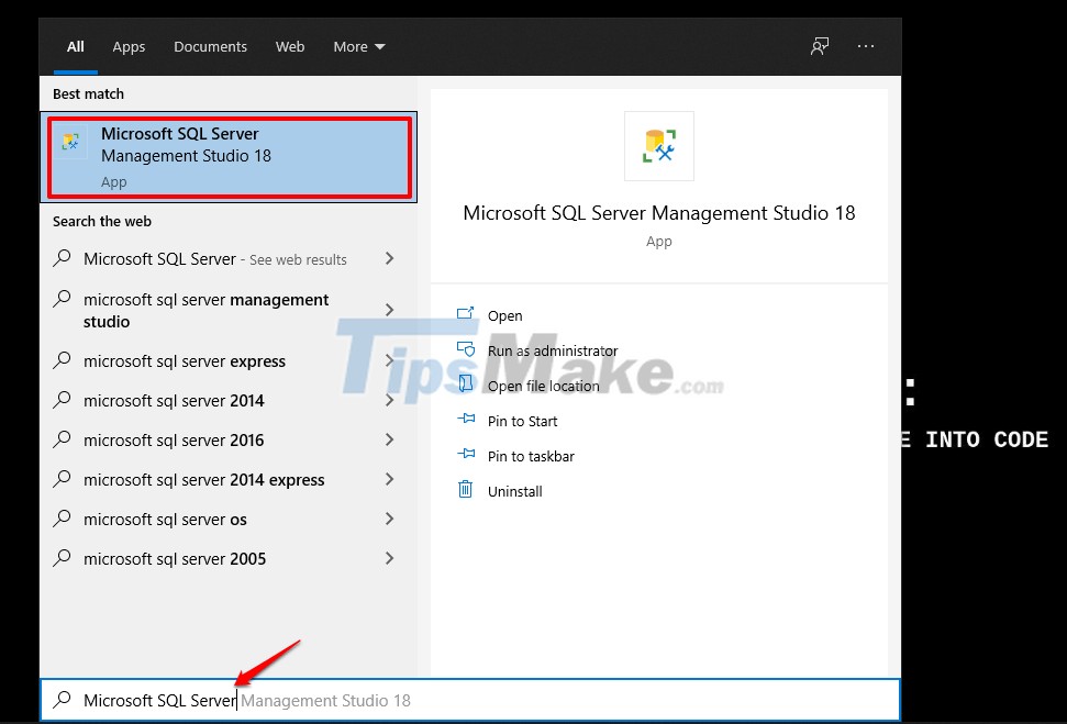 วิธีเชื่อมต่อกับ SQL Server ผ่าน SSMS 