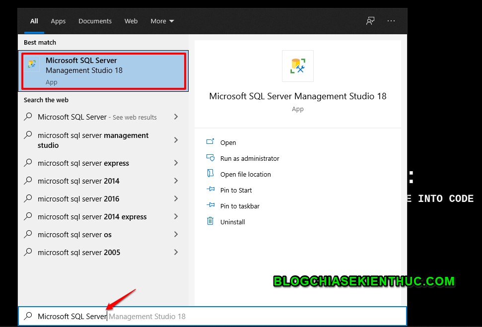 วิธีเชื่อมต่อกับ SQL Server ผ่าน SSMS 