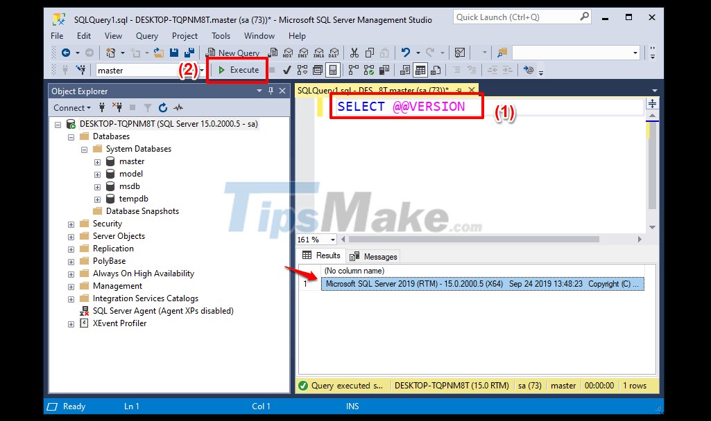 วิธีเชื่อมต่อกับ SQL Server ผ่าน SSMS 