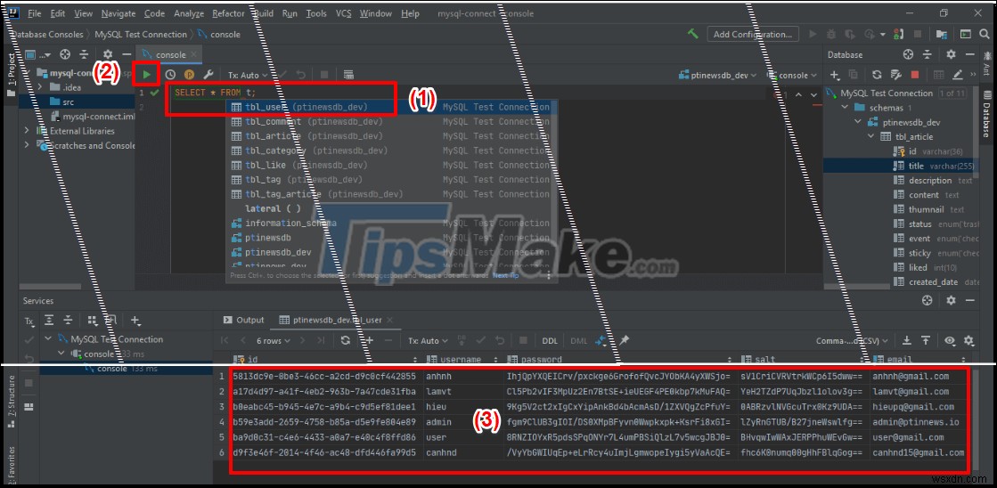 คำแนะนำเกี่ยวกับวิธีการเชื่อมต่อกับเซิร์ฟเวอร์ MySQL ใน IntelliJ 