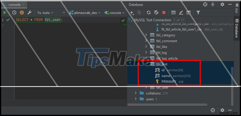 คำแนะนำเกี่ยวกับวิธีการเชื่อมต่อกับเซิร์ฟเวอร์ MySQL ใน IntelliJ 