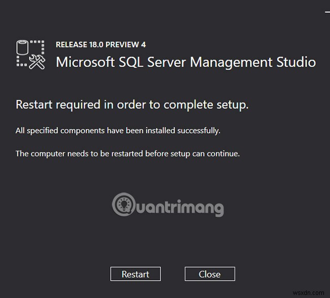 คำแนะนำในการติดตั้ง SQL Server 2019 