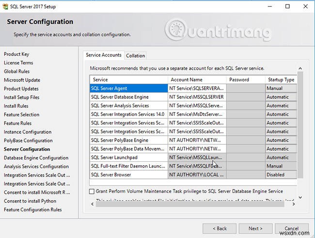 คำแนะนำในการติดตั้ง SQL Server 2017 ทีละขั้นตอน