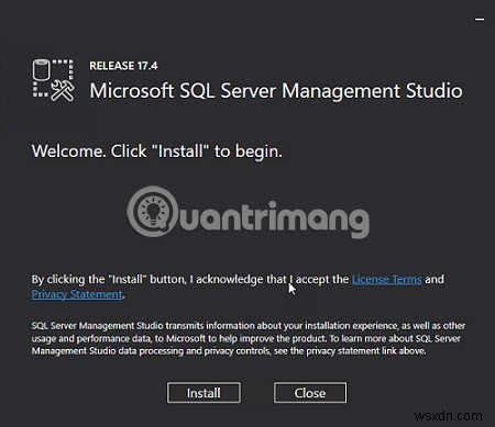 คำแนะนำในการติดตั้ง SQL Server 2017 ทีละขั้นตอน