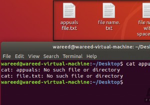 วิธีจัดการกับการส่งชื่อไฟล์ด้วย Spaces ใน Bash 