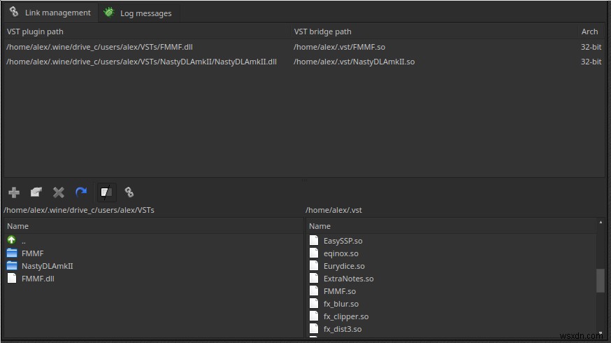 วิธีใช้ Windows VST ใน REAPER 5.93 Linux-Native builds ล่าสุด 