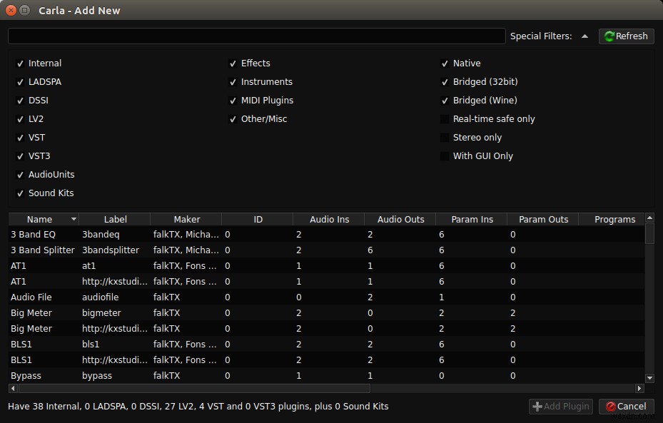 วิธีใช้ Windows VST ใน REAPER 5.93 Linux-Native builds ล่าสุด 