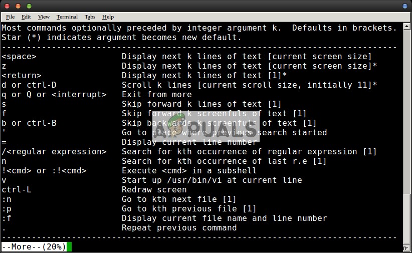 วิธีดูเนื้อหาของไฟล์ข้อความจาก Command Line ของ Linux 