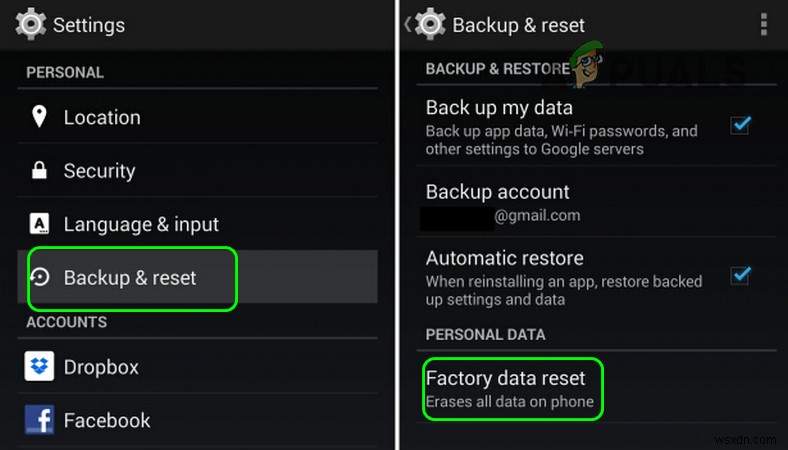 แก้ไข:นโยบายความปลอดภัยจำกัดการใช้กล้องบน Android 