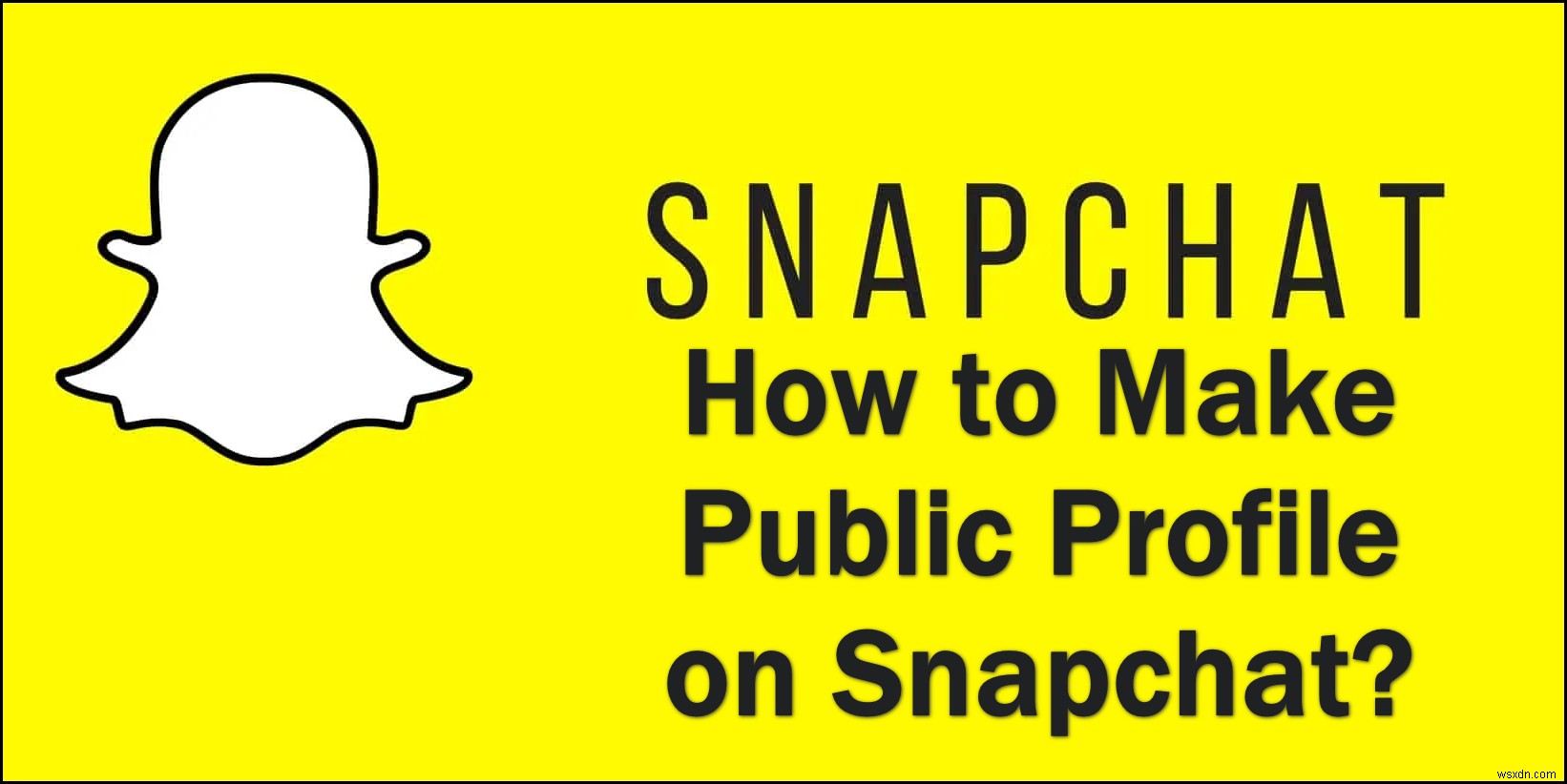 วิธีสร้างโปรไฟล์สาธารณะบน Snapchat 