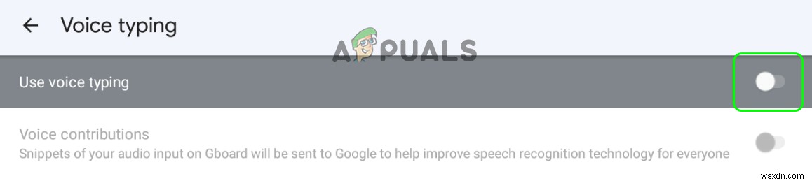 วิธีปิดคุณสมบัติการพิมพ์ด้วยเสียงของ Google บน Android 