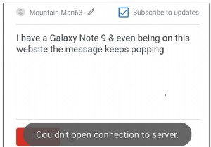 แก้ไข:“ไม่สามารถเปิดการเชื่อมต่อกับเซิร์ฟเวอร์” บน Samsung Phones 