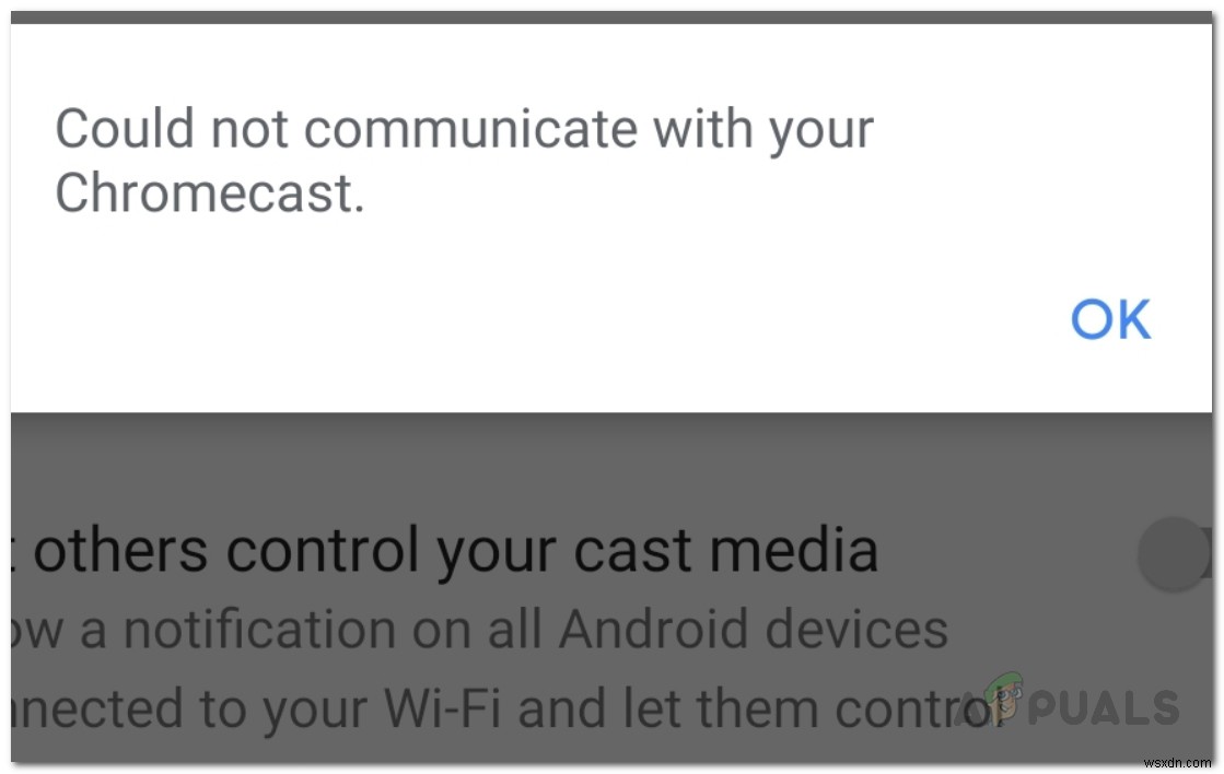 วิธีแก้ไขข้อผิดพลาดไม่สามารถสื่อสารกับ Chromecast บน Android ได้ 