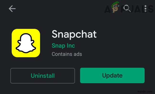 แก้ไข:ไม่สามารถส่งใน Snapchat