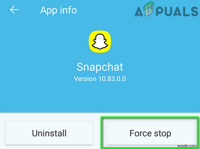 แก้ไข:ไม่สามารถส่งใน Snapchat