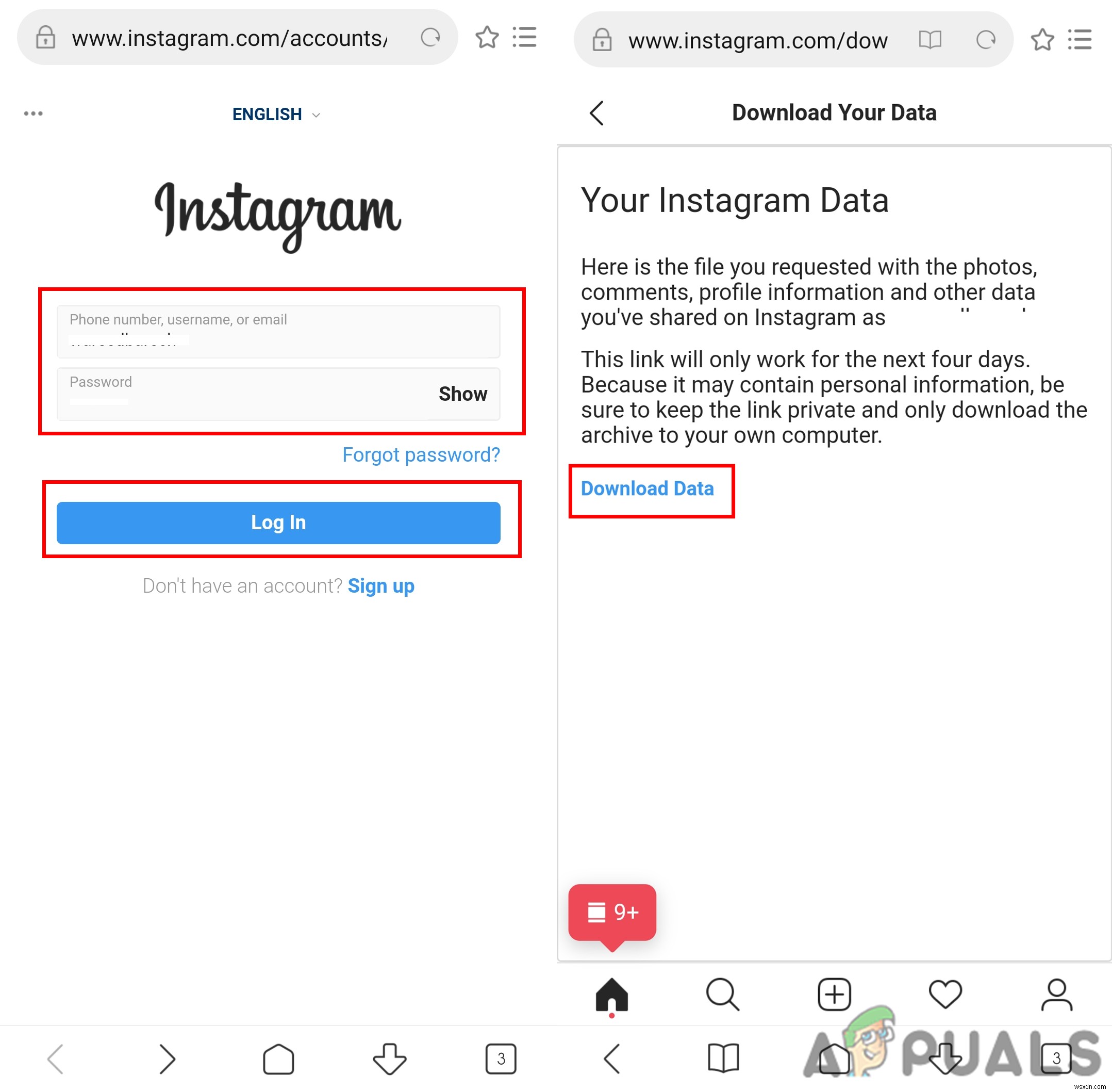 วิธีการกู้คืนข้อความ Instagram ที่ถูกลบผ่านข้อมูลดาวน์โหลด 