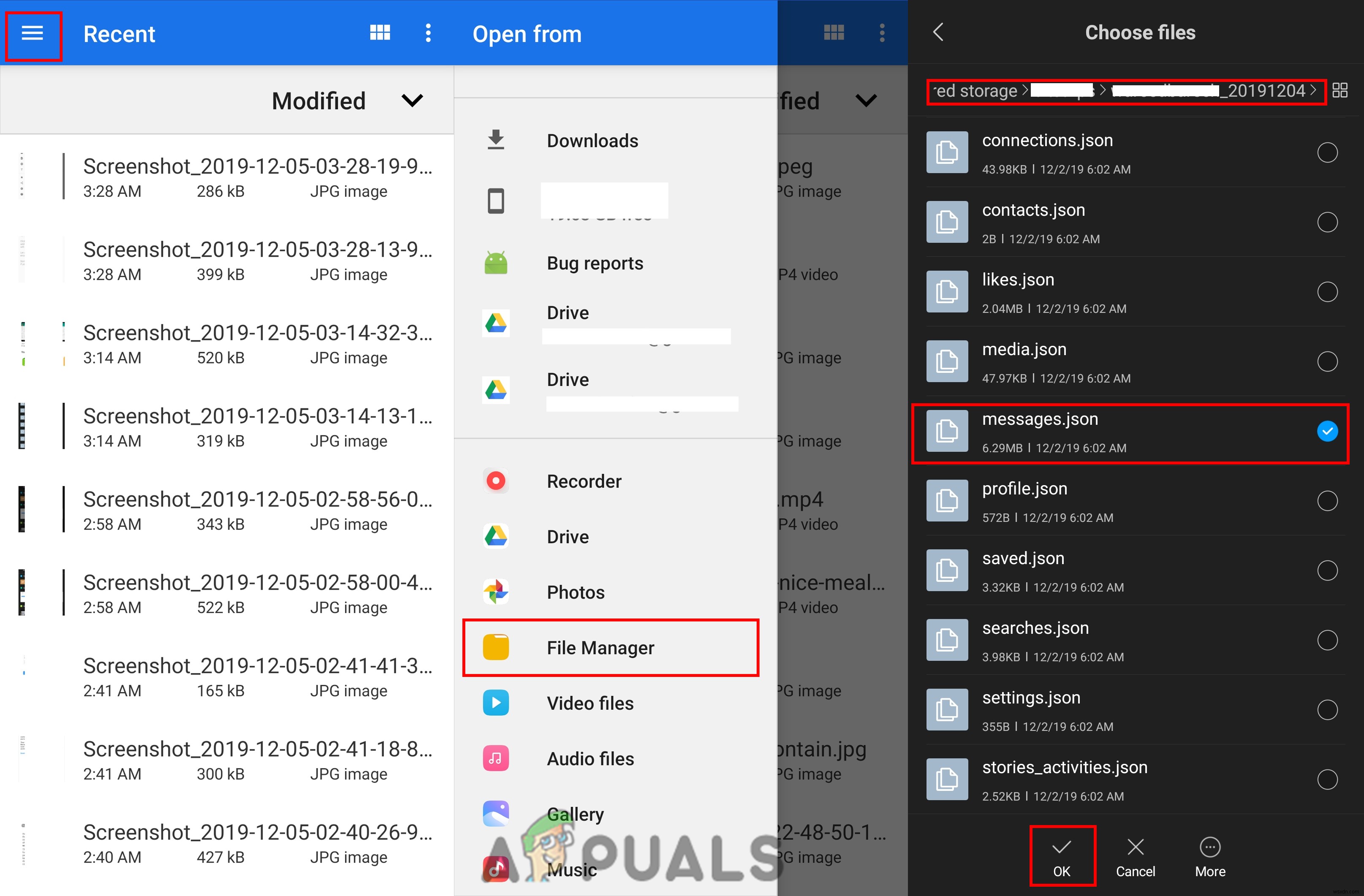 วิธีการกู้คืนข้อความ Instagram ที่ถูกลบผ่านข้อมูลดาวน์โหลด 