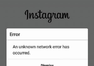 แก้ไข:ข้อผิดพลาดเครือข่ายที่ไม่รู้จักบน Instagram 