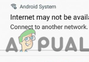 แก้ไขข้อผิดพลาด  อินเทอร์เน็ตอาจไม่พร้อมใช้งาน  บนอุปกรณ์ Android 