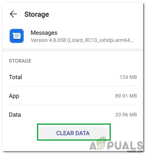 วิธีแก้ไขข้อผิดพลาด  ข้อผิดพลาด 97:SMS Origination Denied  บน Android 