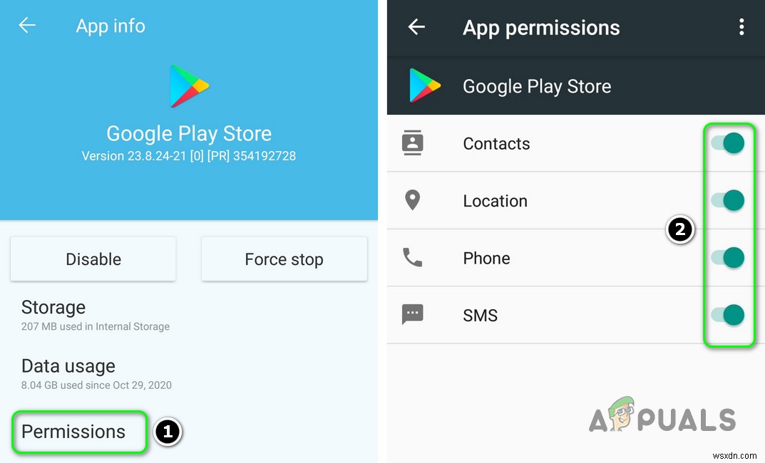 วิธีแก้ไขข้อผิดพลาด  การตรวจสอบข้อผิดพลาดสำหรับการอัปเดต  ใน Google Play Store 