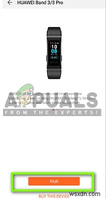 แก้ไข:Huawei Band 3 Pro ไม่สามารถเชื่อมต่อกับโทรศัพท์ได้ 