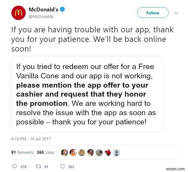 แก้ไข:แอปของ McDonald ไม่ทำงานบนโทรศัพท์ Android 