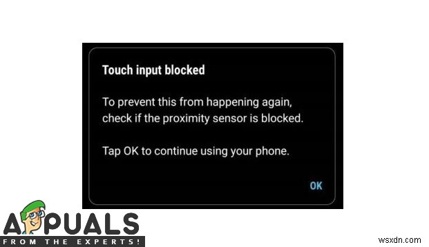 แก้ไข:อินพุตสัมผัส Galaxy S9 ถูกบล็อก 