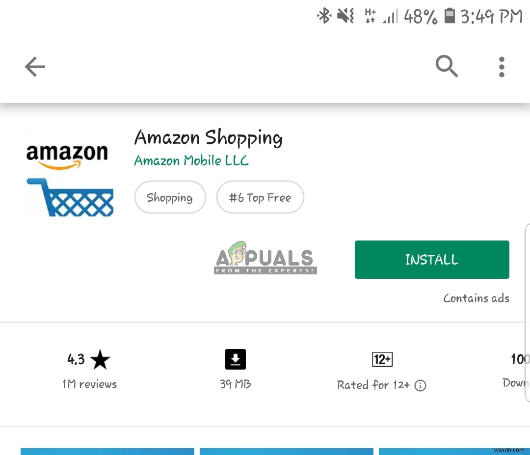 แก้ไข:Amazon ไม่ทำงานใน Android/iOS 