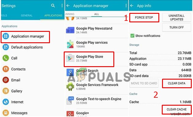 แก้ไข:รหัสข้อผิดพลาด Google Play 491 