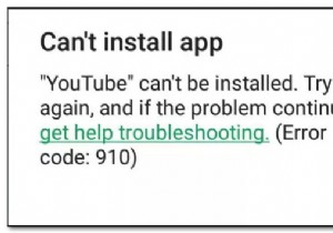 แก้ไข:ข้อผิดพลาด 910 บน Google Play  ไม่สามารถติดตั้งแอป  