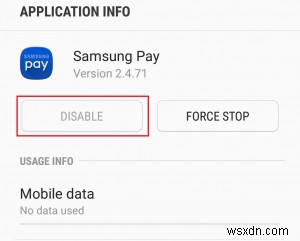 วิธีปิดการใช้งานหรือลบแอพ Samsung Pay 