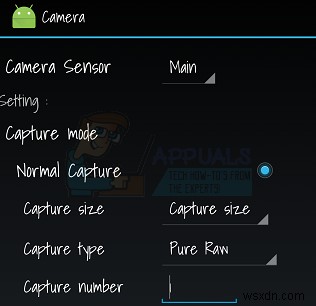 วิธีเปิดใช้งาน Camera2 API และถ่าย RAW บน Android 