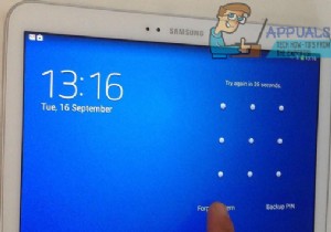 แก้ไขแล้ว:ลืมรหัสผ่านไปยังแท็บ Samsung Galaxy ของคุณ 
