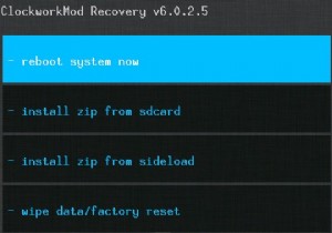 วิธีการทำ ClockworkMod Recovery 
