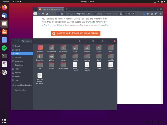 วิธีการติดตั้งธีม Ubuntu (พร้อมตัวอย่าง) 