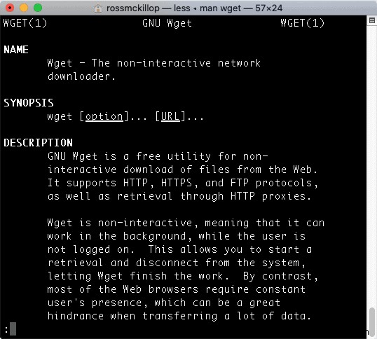 วิธีการติดตั้ง wget ใน macOS 