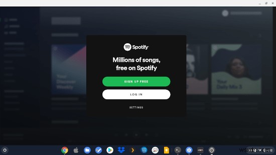 วิธีการติดตั้ง Spotify บน Chromebook 