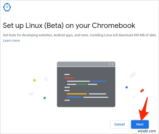 วิธีการติดตั้งแอพลินุกซ์บน Chromebook 