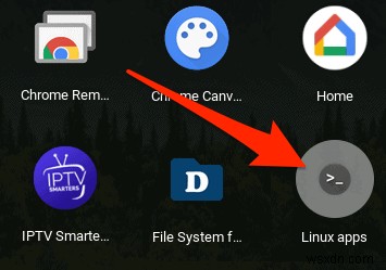 วิธีการติดตั้งแอพลินุกซ์บน Chromebook 