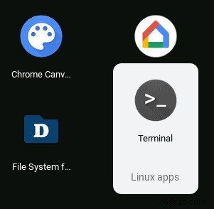 วิธีการติดตั้งแอพลินุกซ์บน Chromebook 