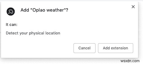 วิธีแสดงสภาพอากาศใน Chrome 