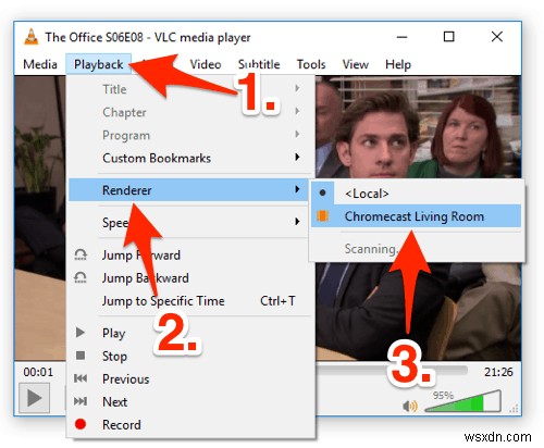 วิธีการสตรีมจาก VLC ไปยัง Chromecast 