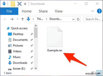 วิธีเปิดไฟล์ .RAR ใน Windows 10 