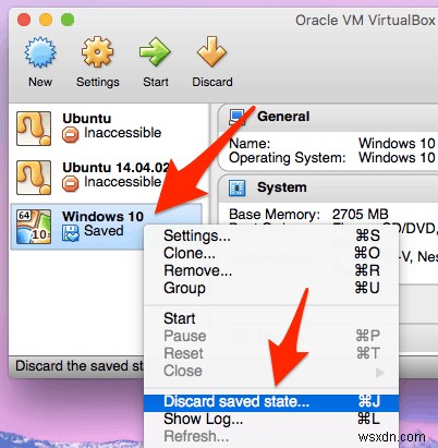 วิธีแก้ไขข้อผิดพลาด  ไม่สามารถเปิดเซสชัน  ใน VirtualBox 