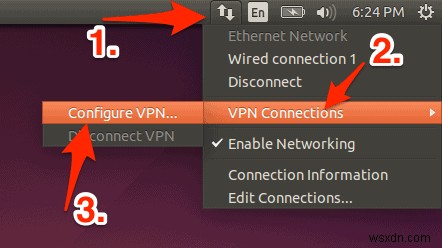 วิธีตั้งค่า VPN ใน Ubuntu 14.04.2 (และเวอร์ชันก่อนหน้า) 