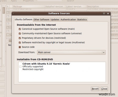 การติดตั้งซอฟต์แวร์ใน Ubuntu