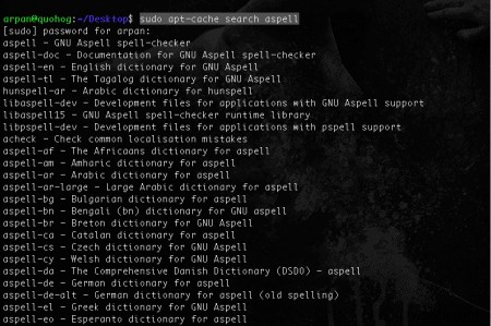 วิธีตรวจสอบการสะกดในเอกสารของคุณจาก Linux Command Line 