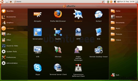 วิธีการเพิ่ม KDE ใน Ubuntu Eee 8.04.1