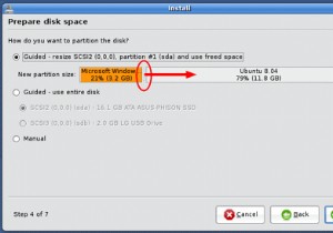 วิธีการบูตคู่ Asus Eee PC 900 ด้วย Windows XP และ Ubuntu Linux